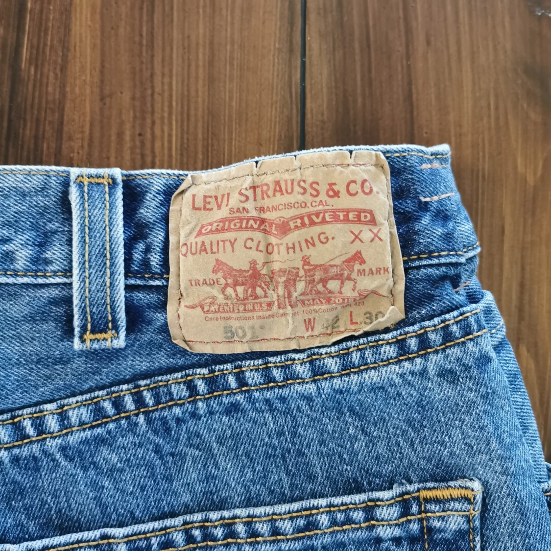 VINTAGE Levis 501 jeanskjol  - 91