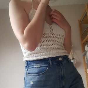 Virkat linne Strl 34 - Så söt och luftig till sommaren.