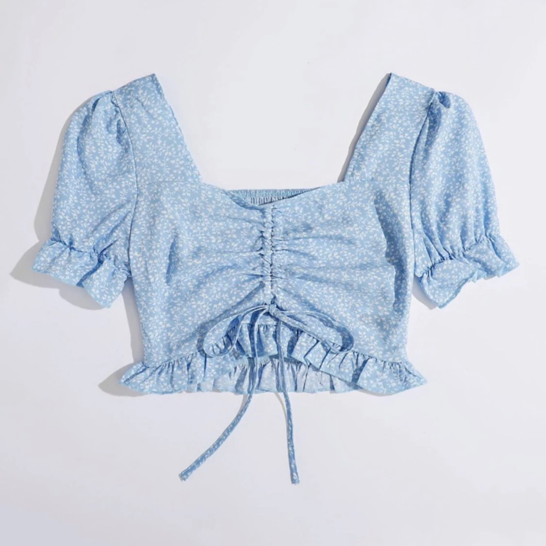 Baby blå top - SHEIN, strl 36/S  - 90