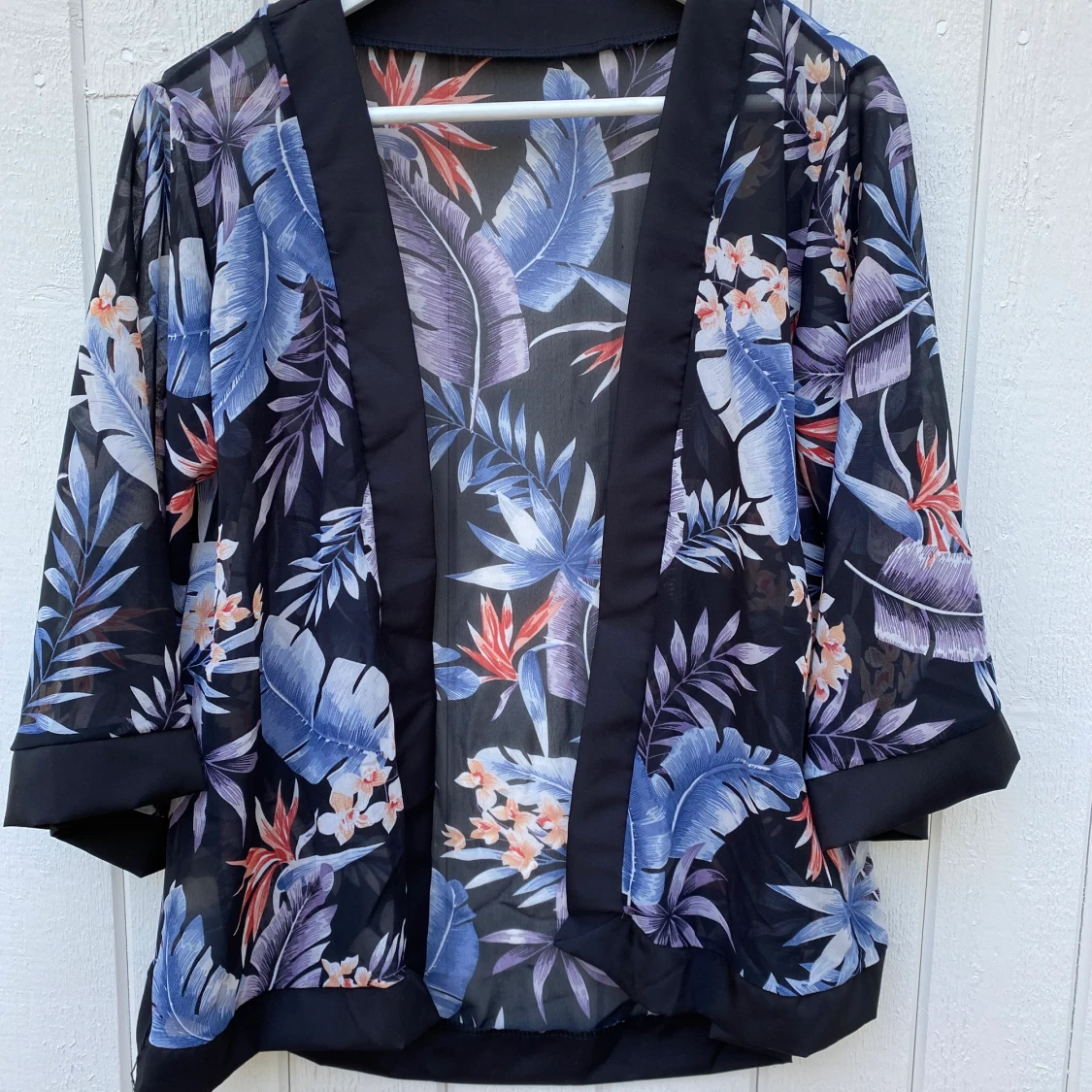 Tunn mönstrad kimono - 90