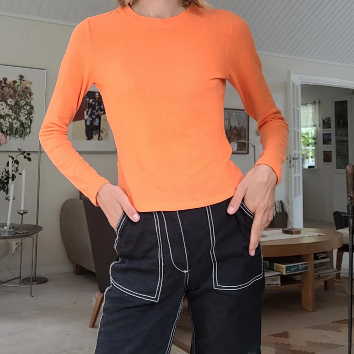 Suuuuperbekväm Orange tröja - 90