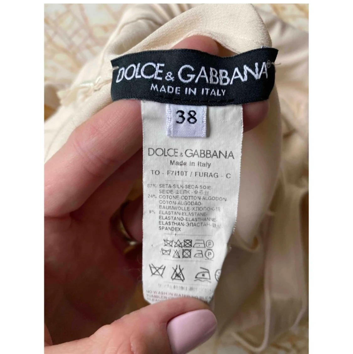 Dolce & Gabbana silk korsett  - 91