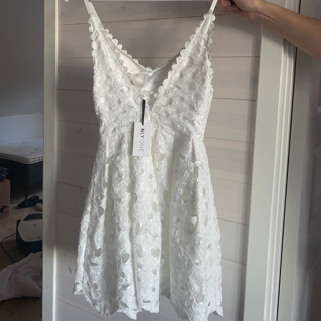Vit klänning Nelly - 90