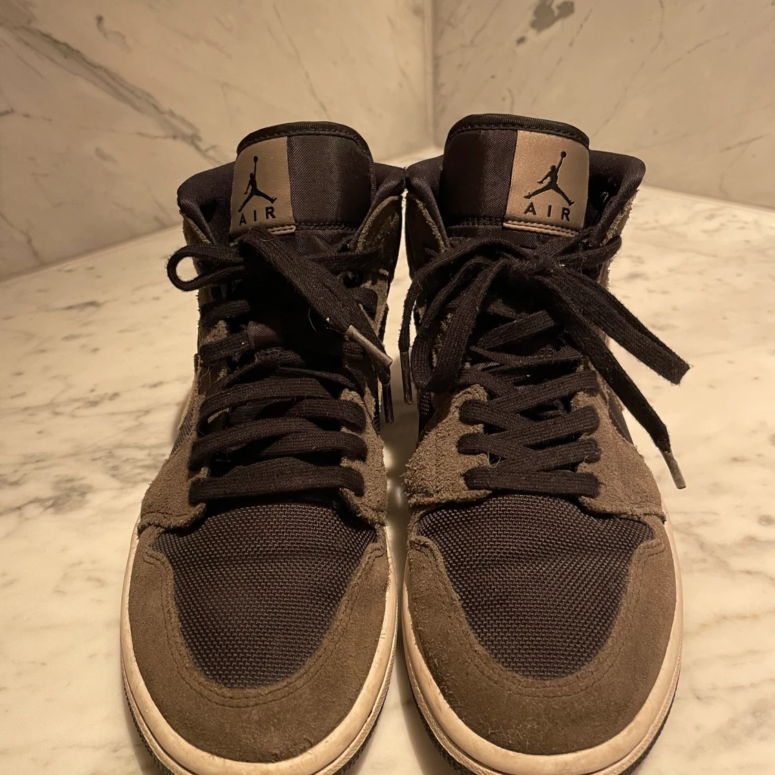 Nike Jordens Mocka Gröna storlek 40 - 90