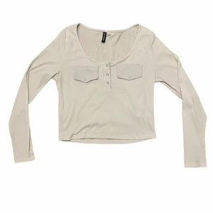 White top  - This cute cropped top can be worn with anything 