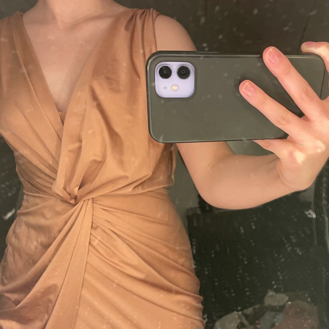 Satin klänning  - 90