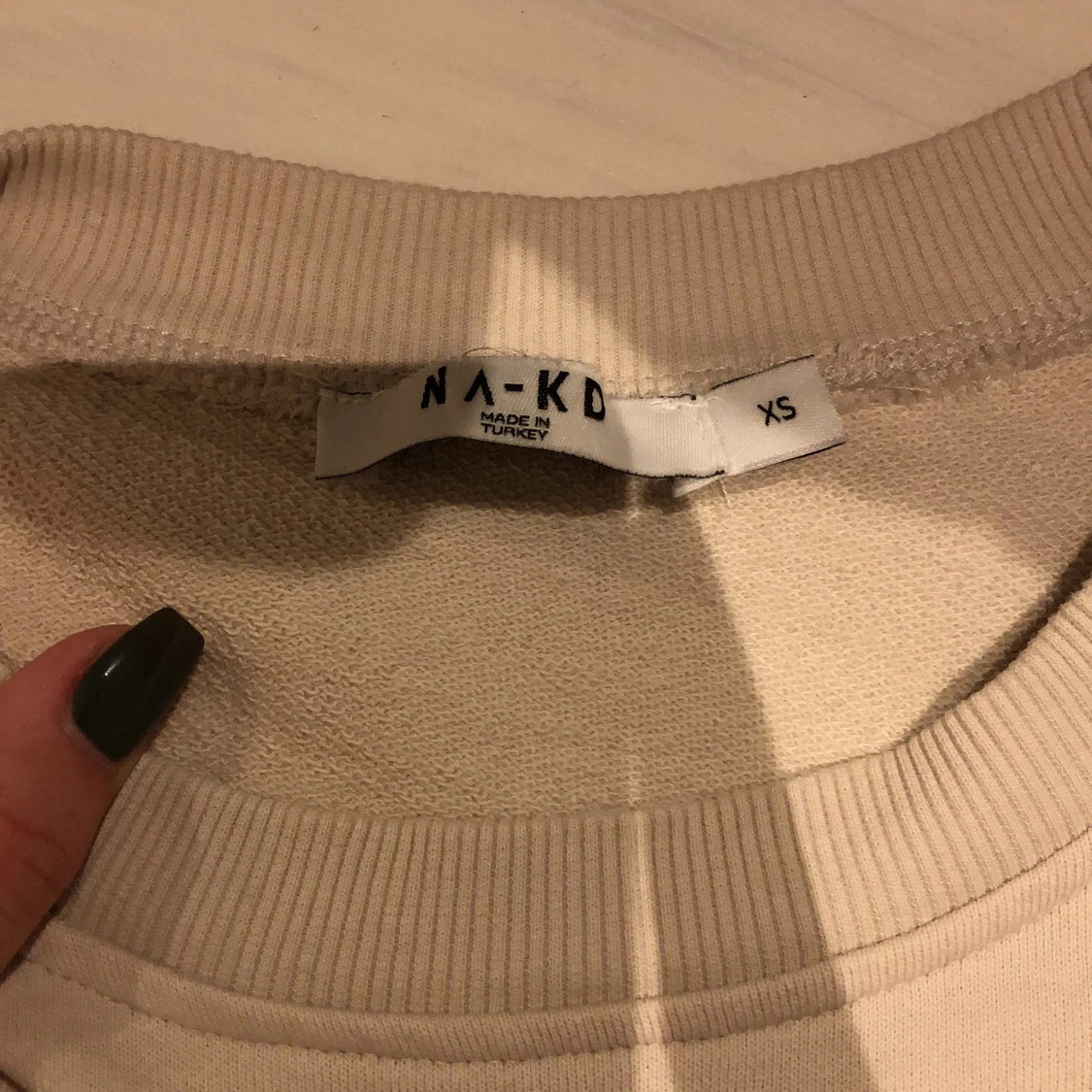 Beige NA-KD tröja Str XS - 91