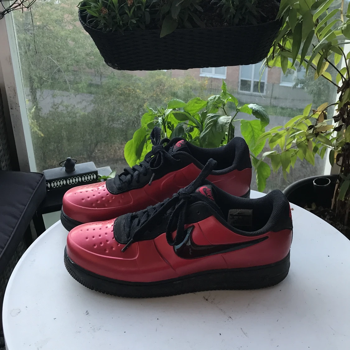 Röda Nike airforce 1 - 91
