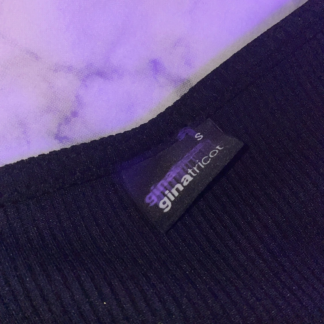 Svart ginatrico urringad  - 91