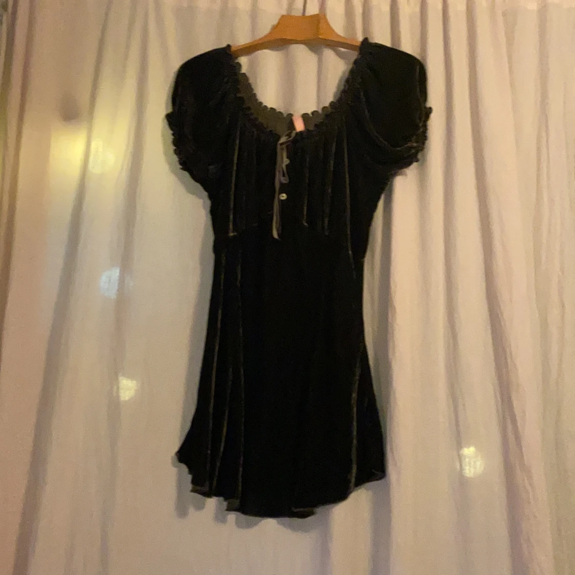 Grön sammets tröja