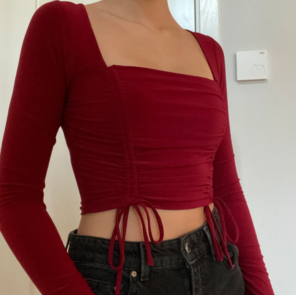 Superfin och skön vinröd topp 