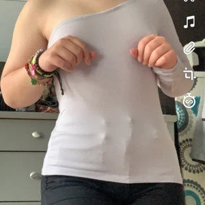 One shoulder - One shoulder topp ljus lila