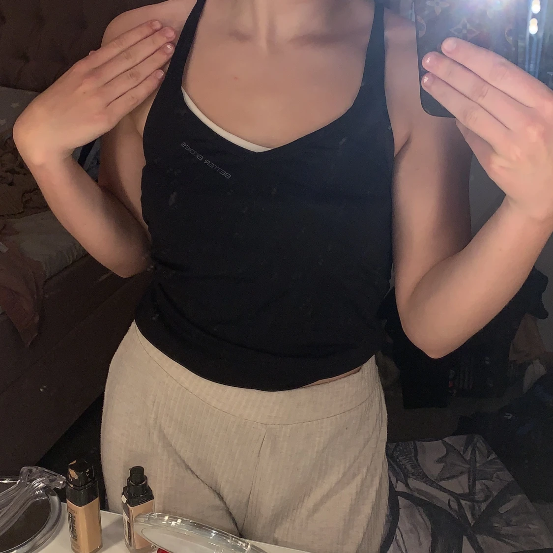 Svart superfint träningslinne🤩🤩🤩 - 90