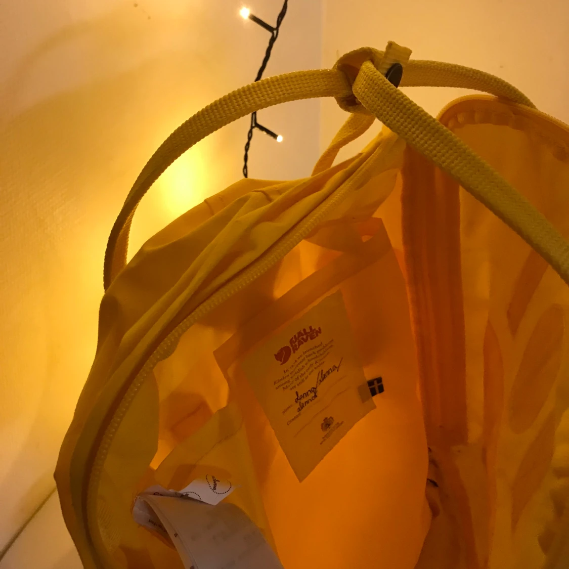 Yellow fjällräven kånken väska<3 - 90