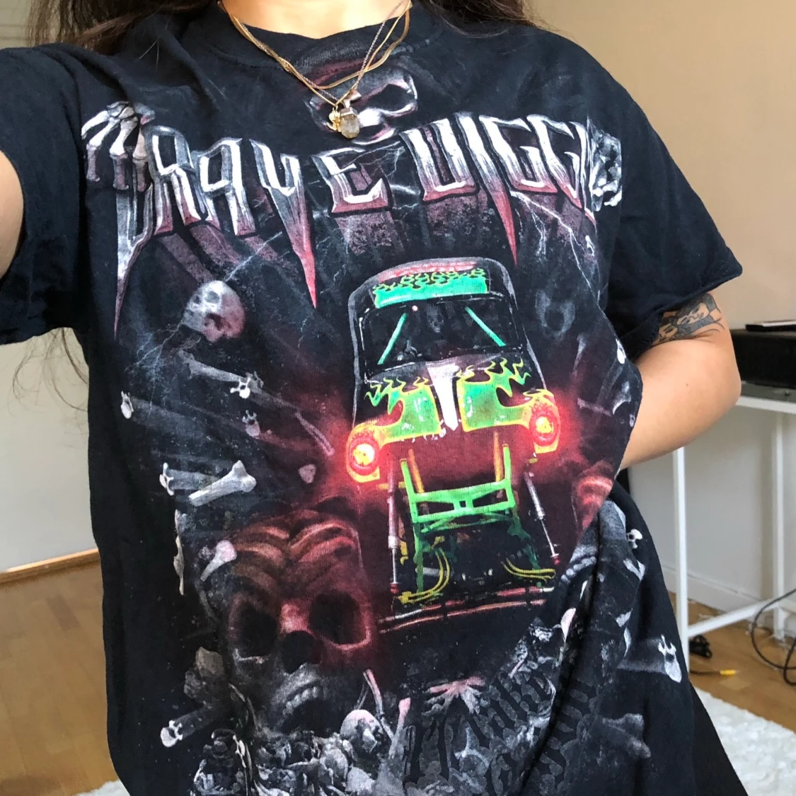 T-shirt med tryck - 90