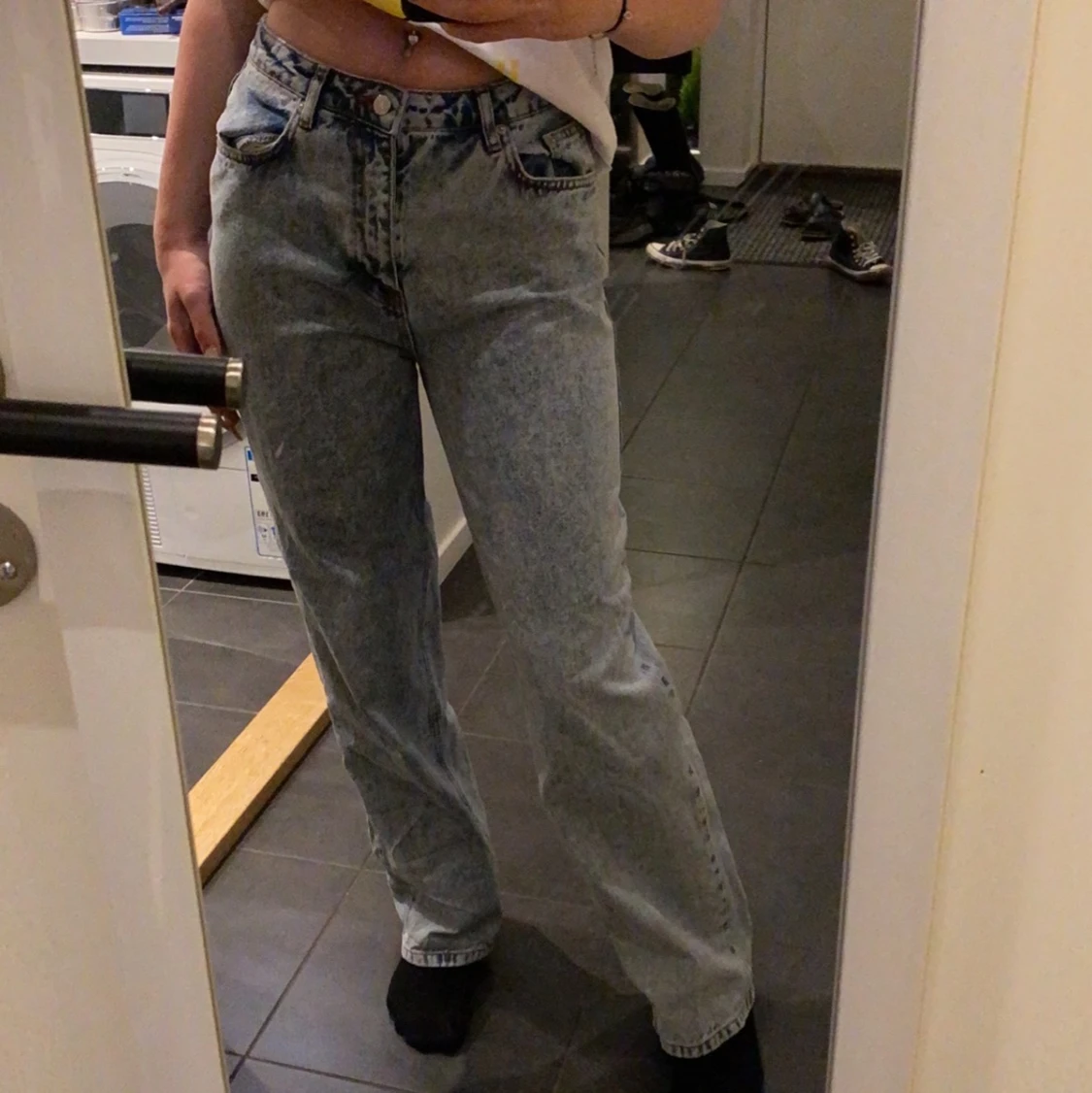 Snygga ljusblåa jeans❤️