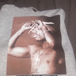 Tupac hoodie - säljer Tupac Hoodie ( Only god can judge me ) för 300kr, ordinarie pris 500kr, Den är använd 1 gång, Den har inga hål eller fläckar, Storlek M och är äkta köpt på Junkyard i affär, Har tyvärr inte kvitto kvar! Priset blir 310 med frakt så att det inte blir frakt enskilt! Märket är Mister tee & Artists