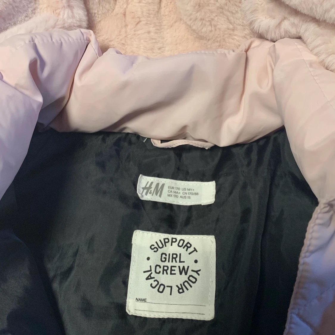 Ljusrosa superhärlig vinterjacka - 91