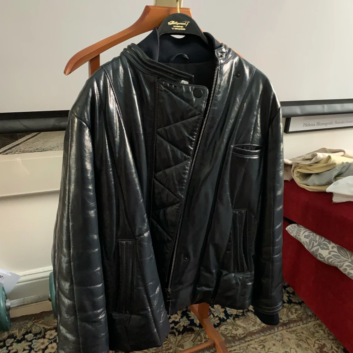 H&M Studio läderjacka strl 36 - 90