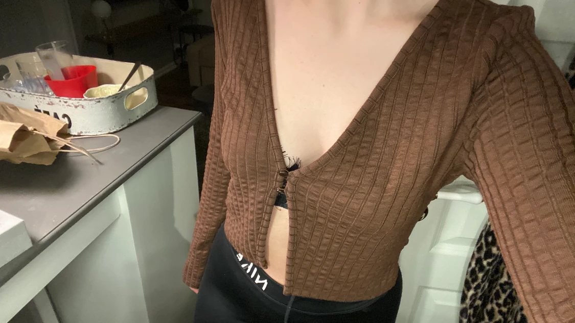 Brun topp från hm  - 90