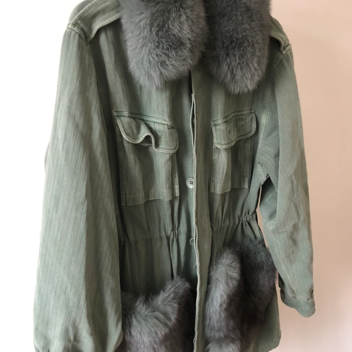 Windie Fur Green/Mintgreen Custommade  - 90