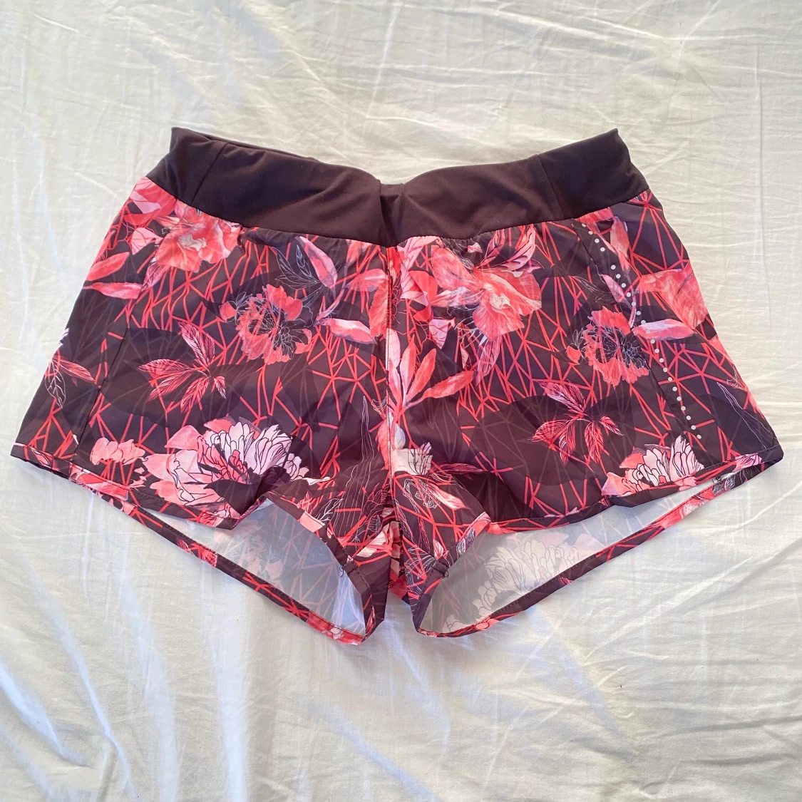 Blommiga tränings shorts