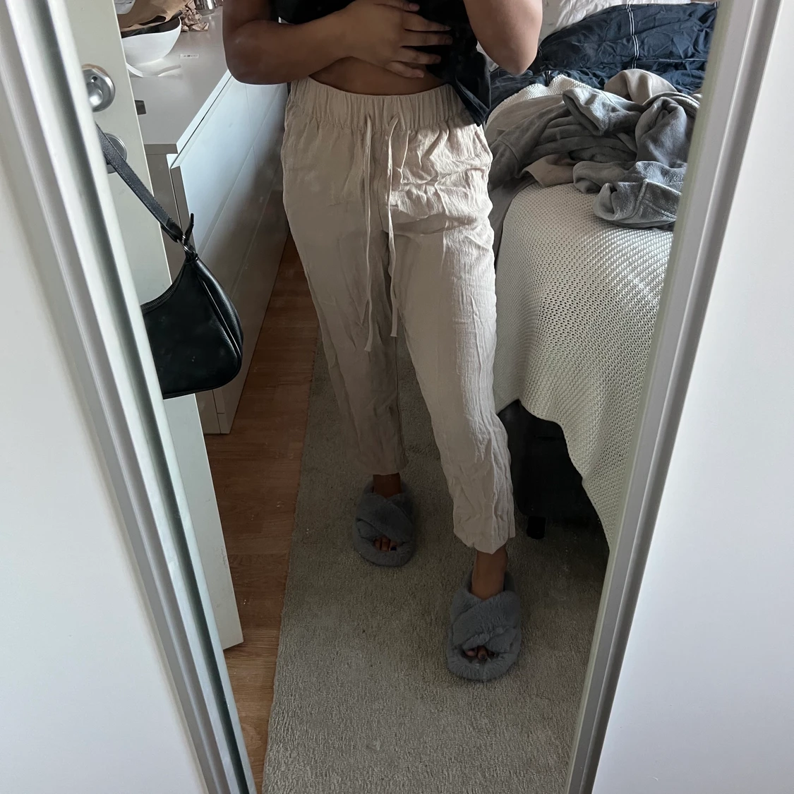 Linnebyxor från hm strl s