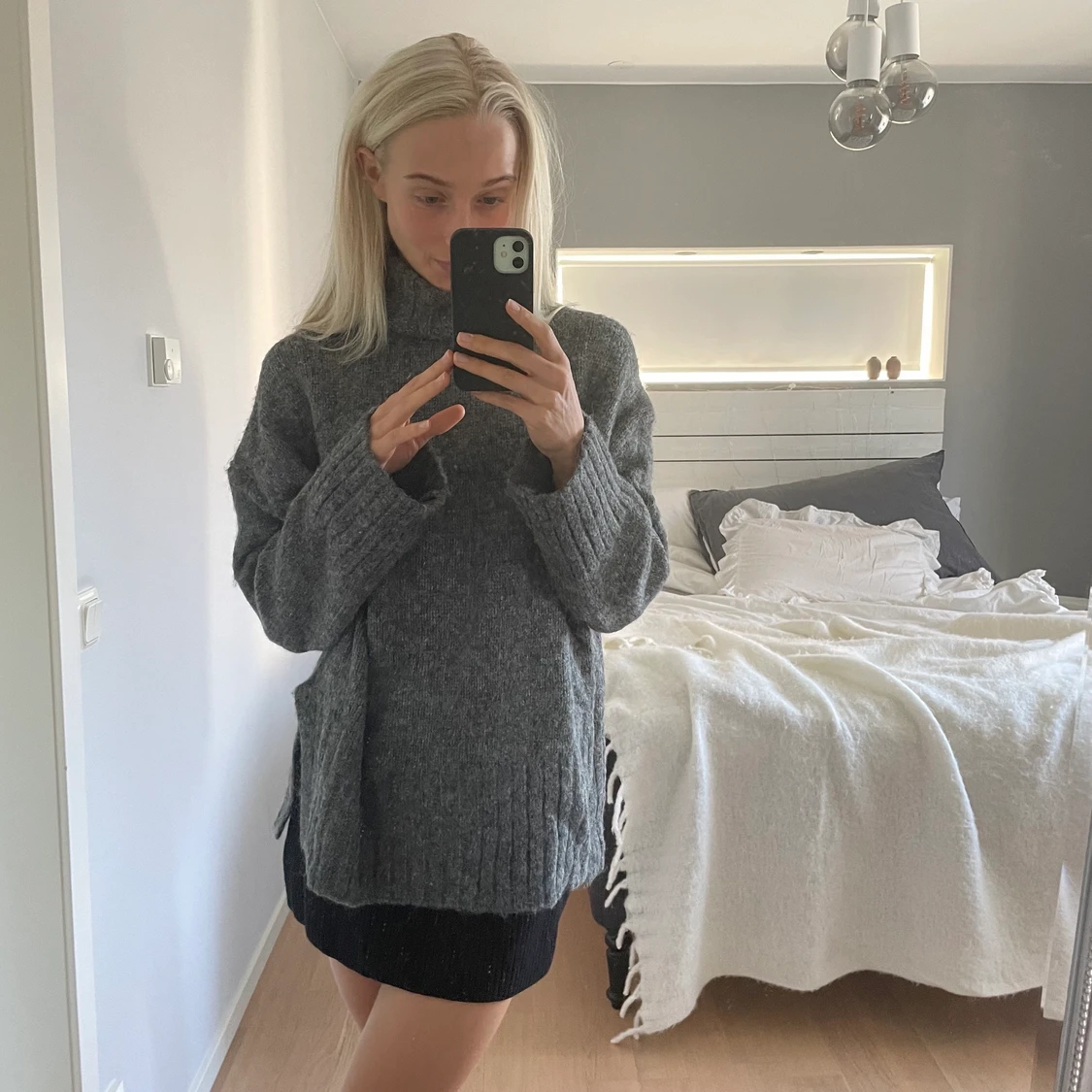 Stickad tröja/klänning