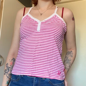 Linne - Randigt linne infinit skick. Storlek XL men är mer som M