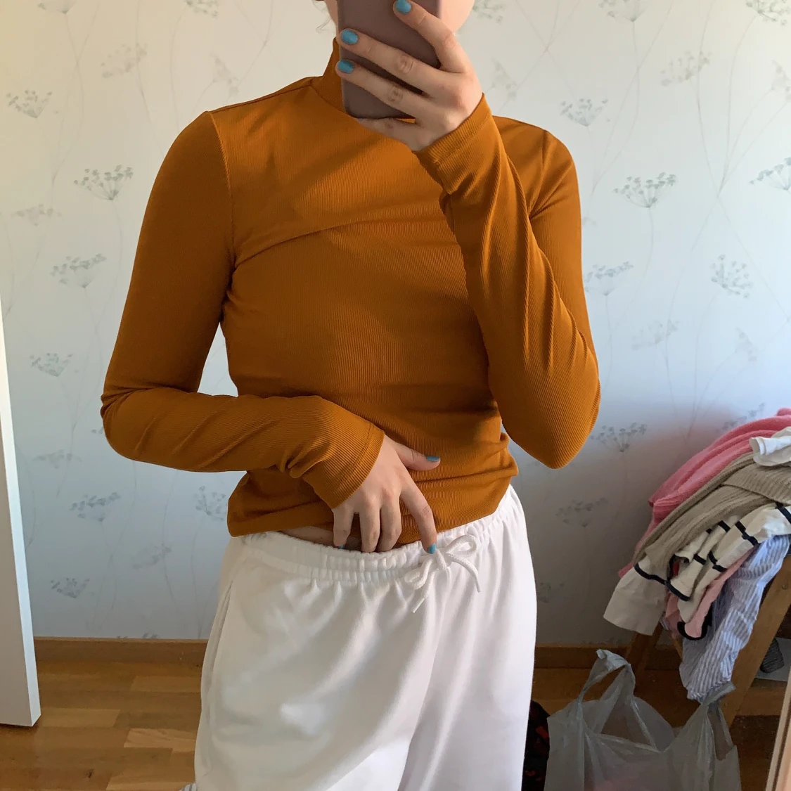 Senapsgul polotröja - 90