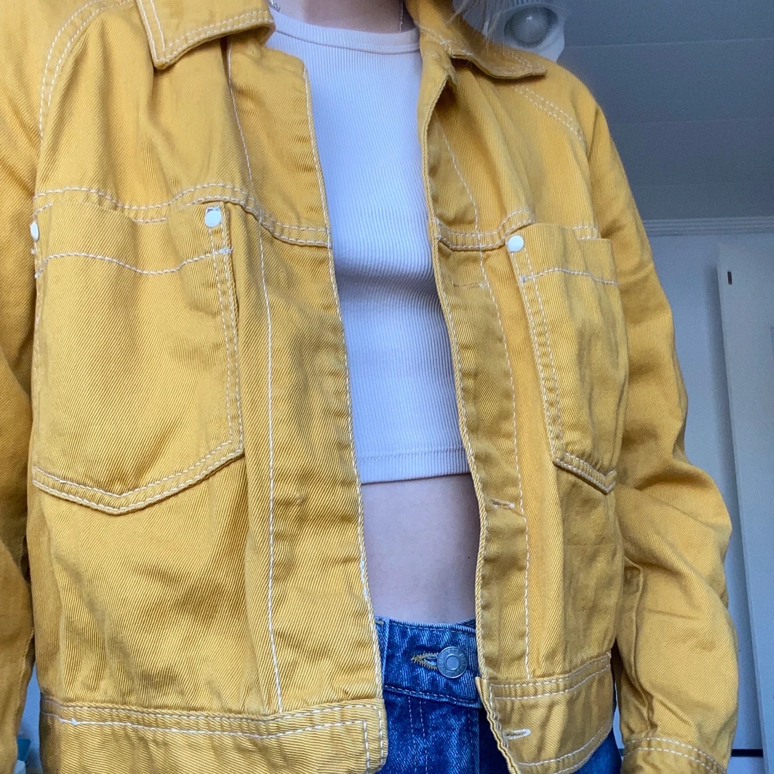 Zara oversize croppad jacka - 90