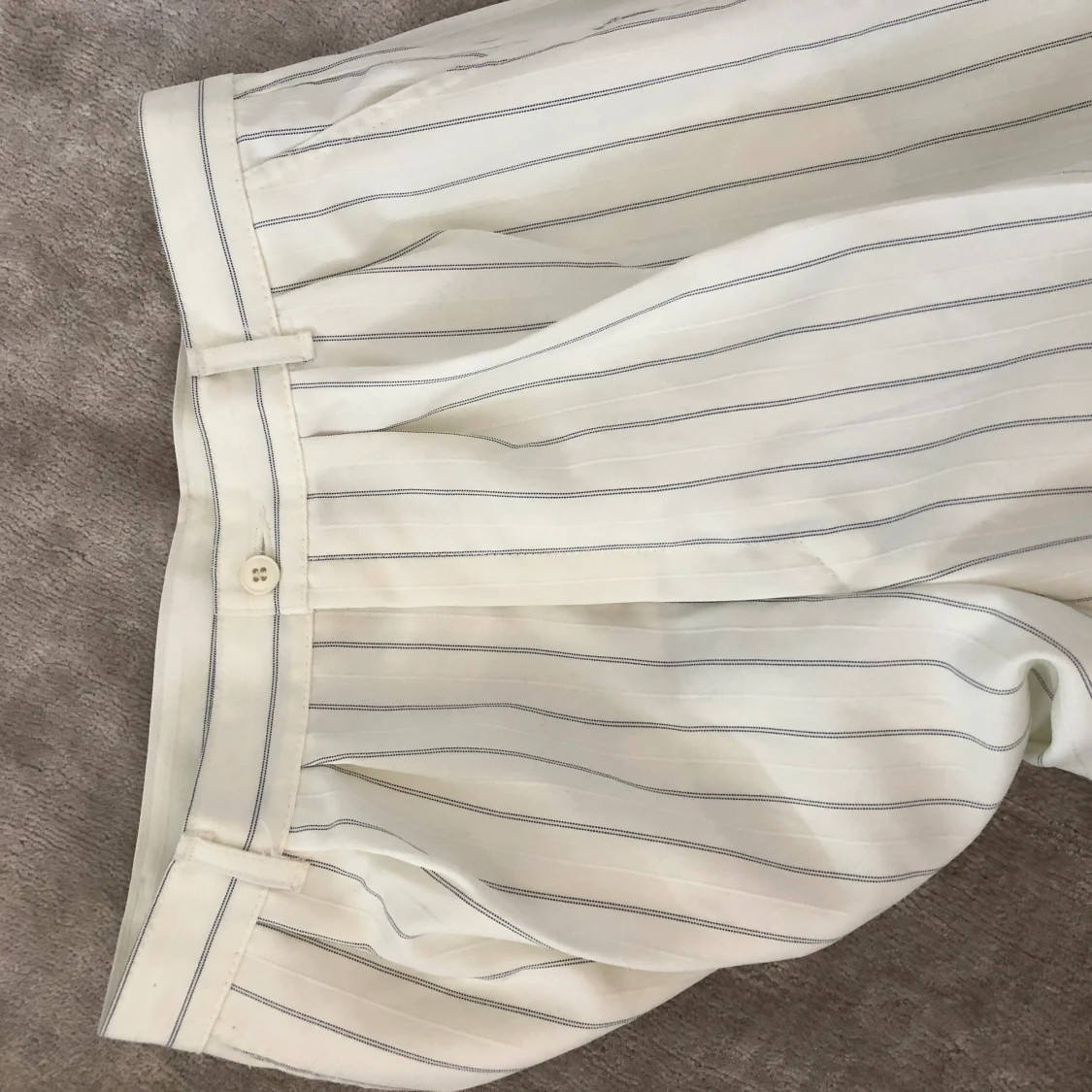 Vita Kostymbyxor oversize högmidja - 90