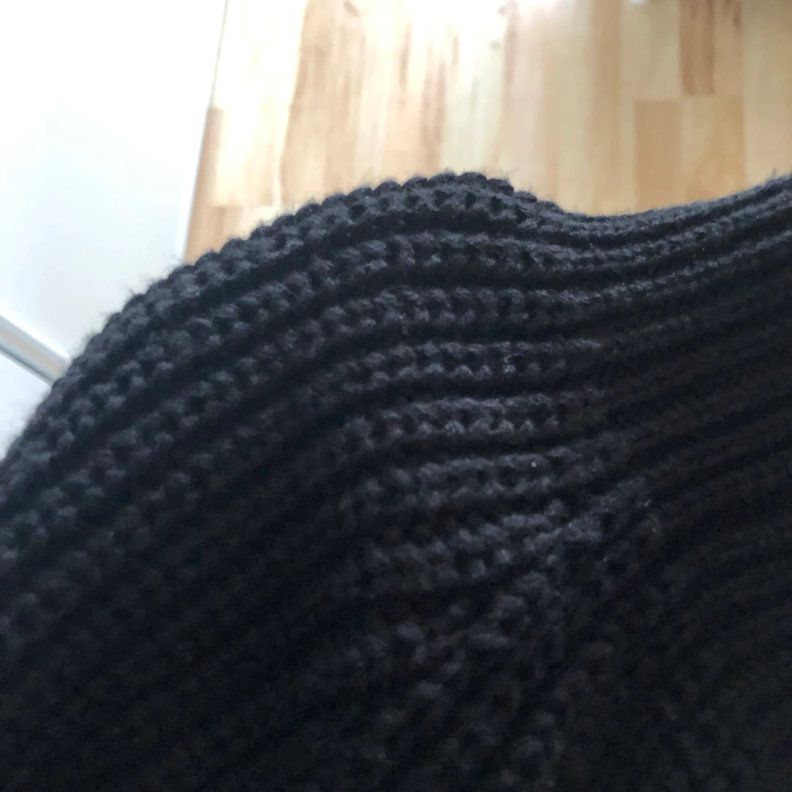 Ribbstickad kofta  - 90