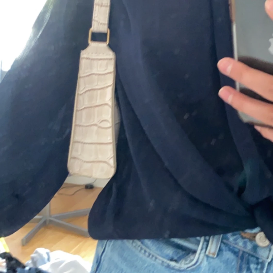 Beige axelväska  - 90