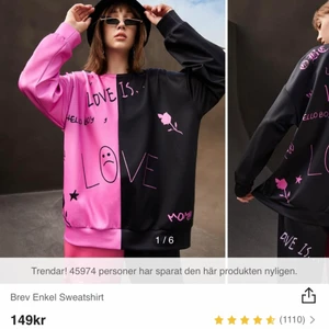Sweatshirt lilpeep inspirerad  - Säljer denna lil peep inspirerade tröjan från shein, använd en gång bara. Storlek S och är väldigt oversize på mig som är en xs i vanliga fall. Bud från 10kr! Frakt tillkommer på runt 50-60kr.