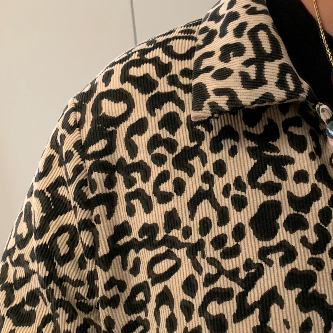 leopardmönstrad skjorta - 90