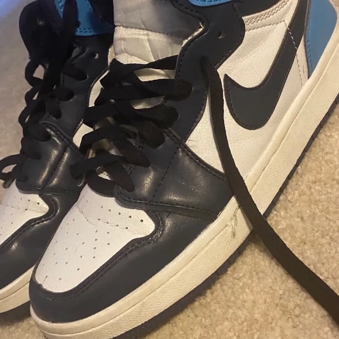 Jordan 1 obsidian strl: 38.5 - 90