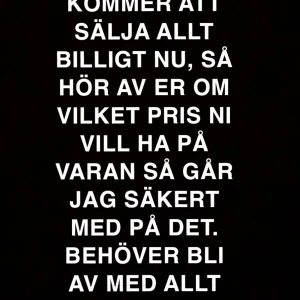 HÖR AV ER  - BEHÖVER BLI AV MED ALLT 