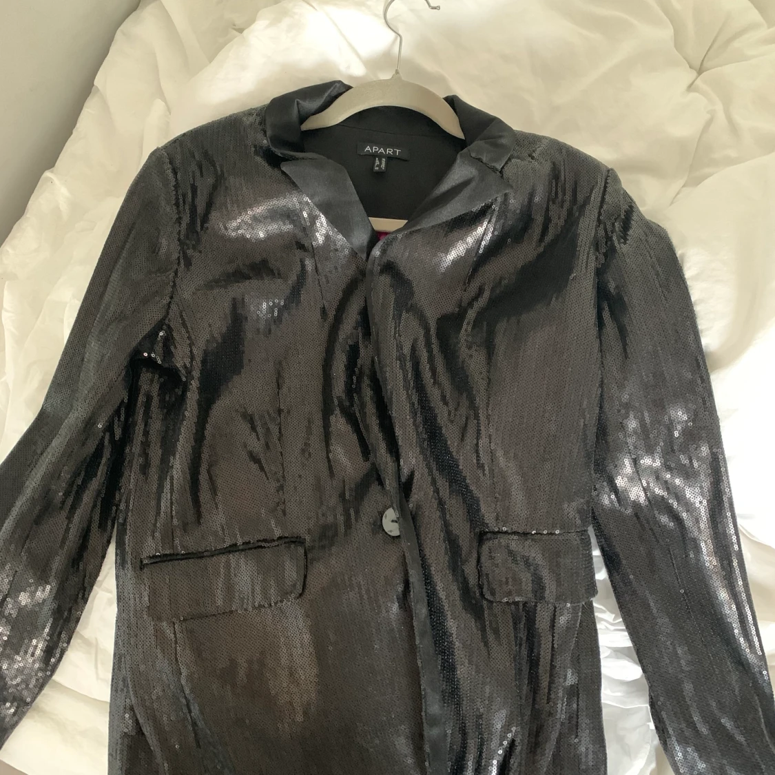 Apart kavaj glitter plaljätter