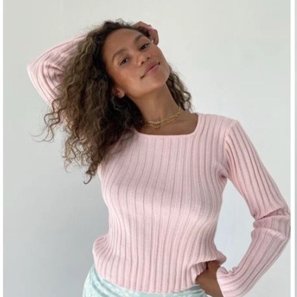 Söt Långärmad Topp - 90