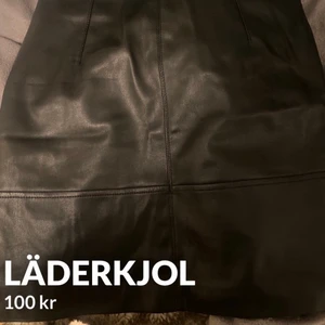 Läderkjol - Priset kan diskuteras 