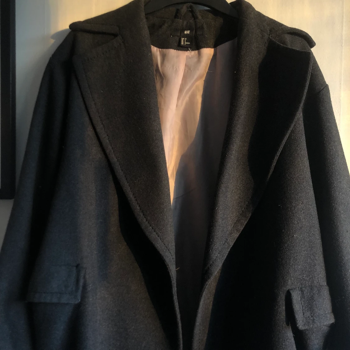 Grå ullrock från H&M - 90