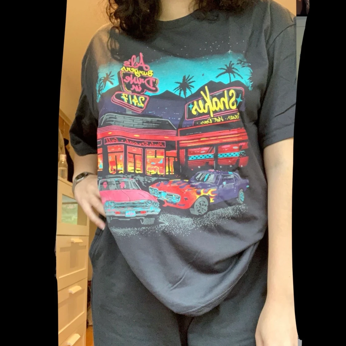 oversized graphic tshirt - 90