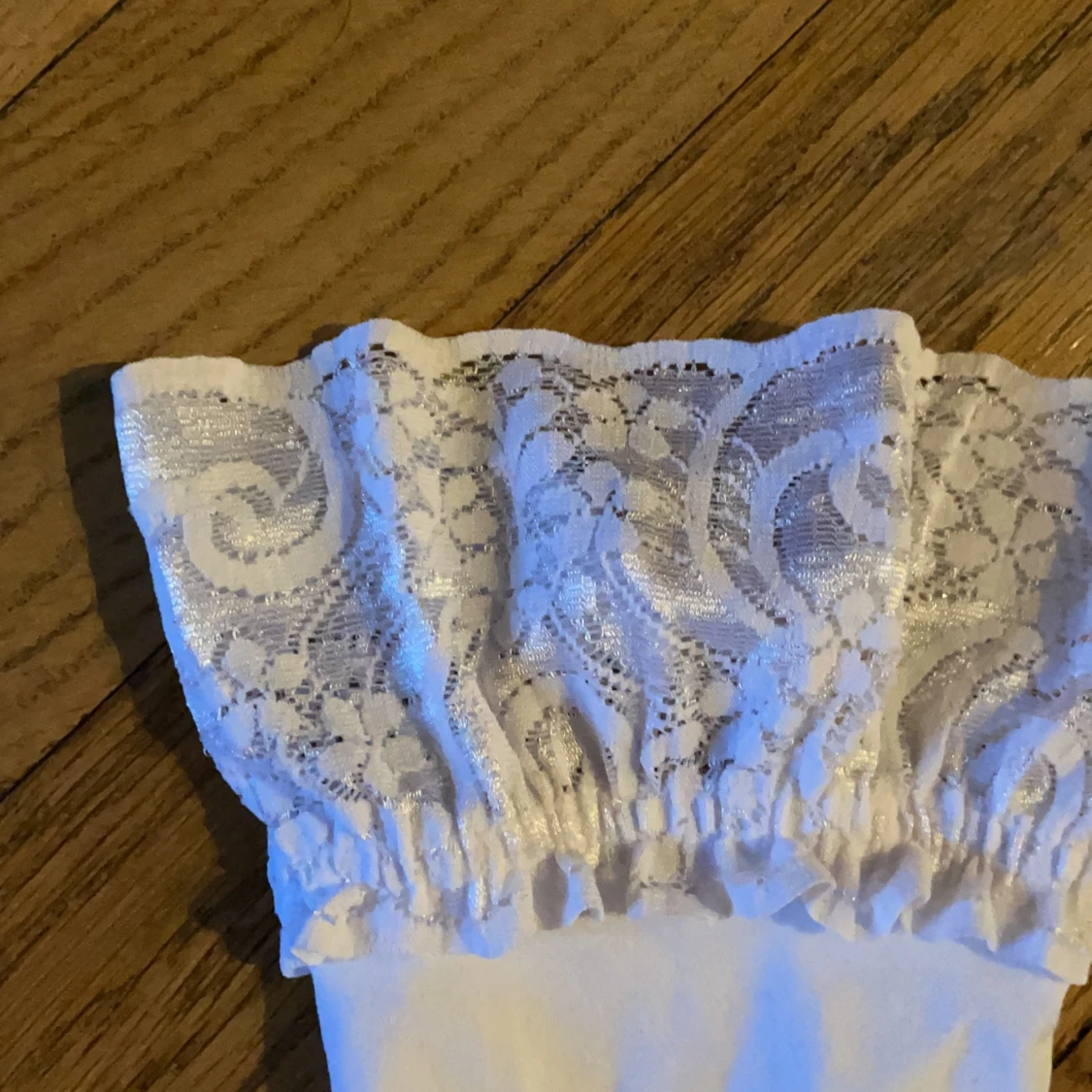 Höga strumpor med spets - 91