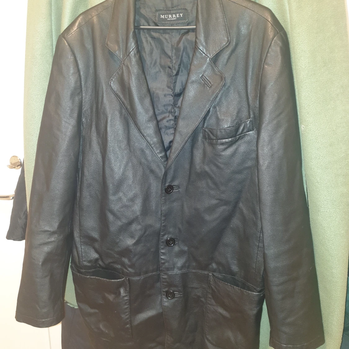 Skinnjacka   (murrey)  svart    stl: 48 - 90