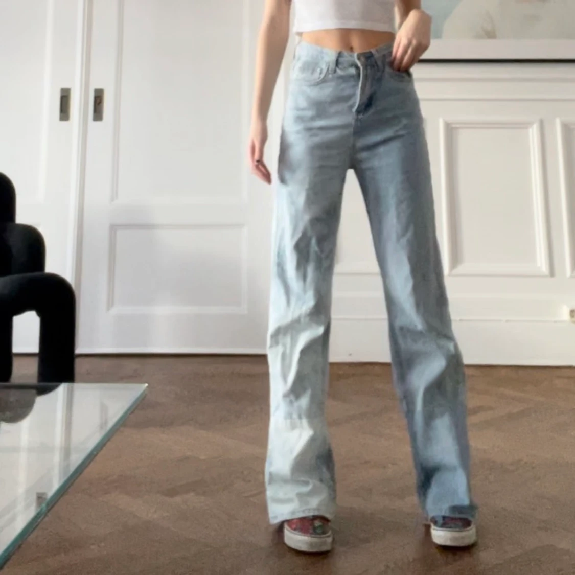 Baggy bleached jeans  - 91