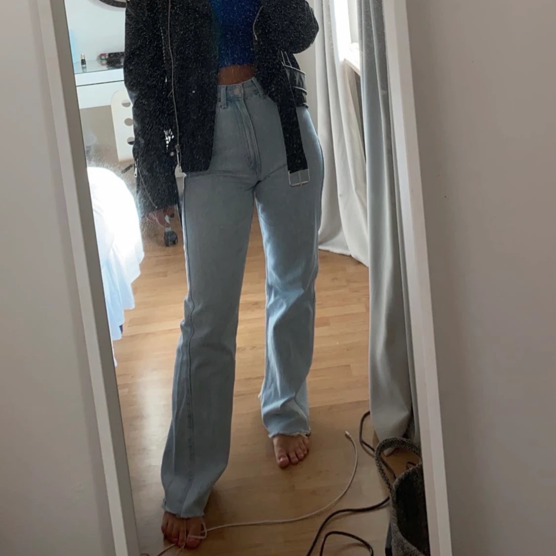 Weekday jeans med slits - 91