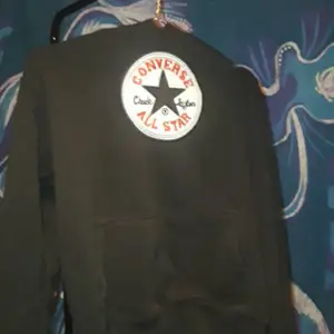 Black converse all star hoodie 