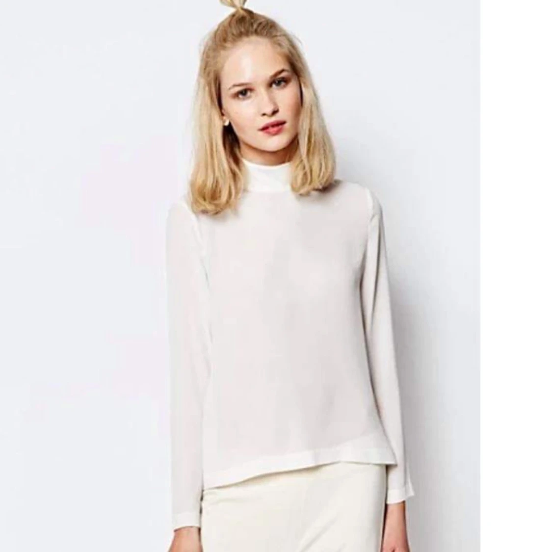 Samsøe Samsøe « Theta »öppenrygg vitblus - 90