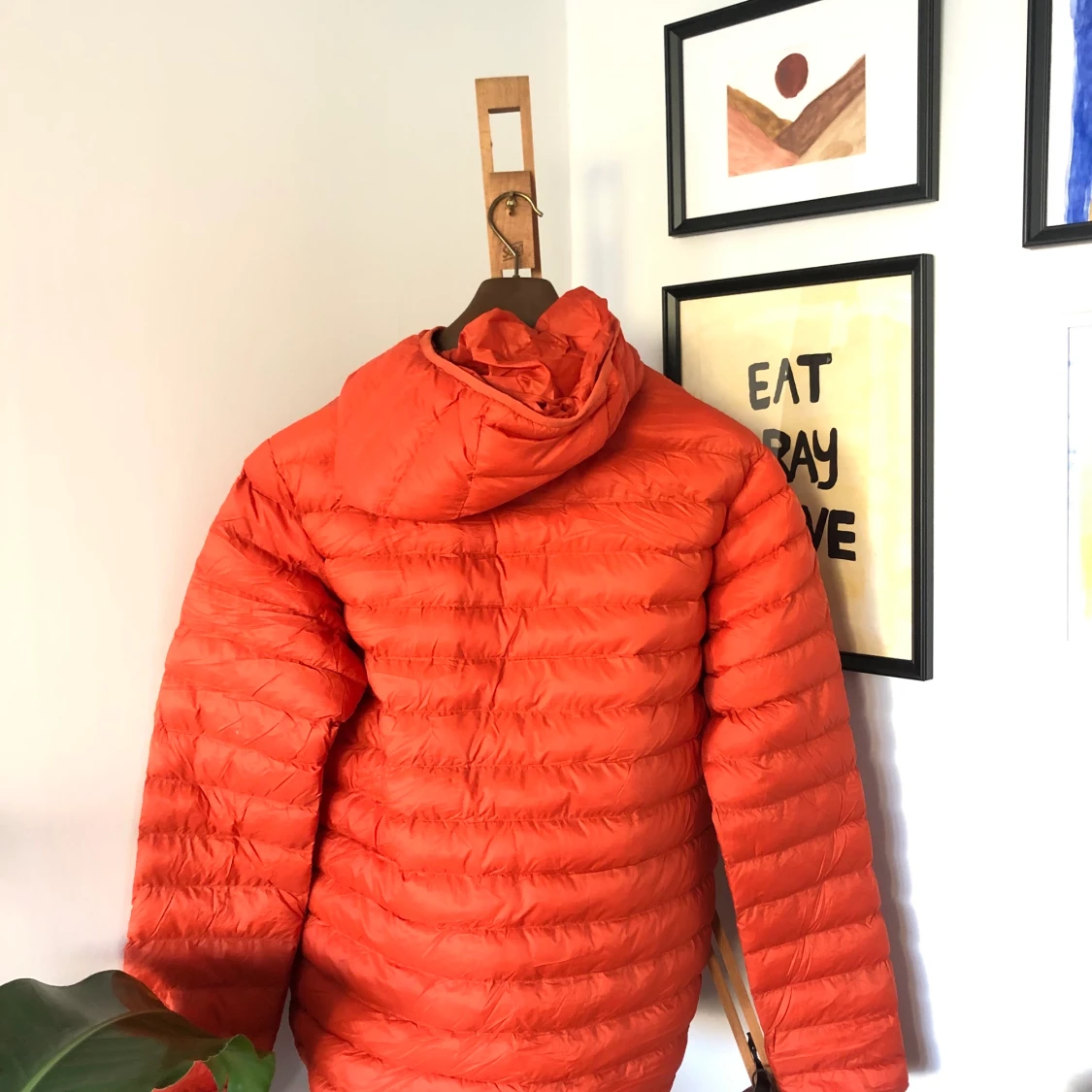 Orange vinter jacka  - 90